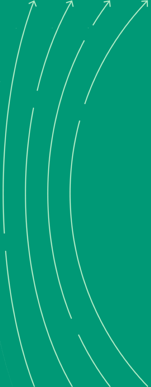 green background with white arrows | fondo verde con flechas blancas apuntando hacia arribapointing up |