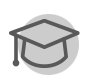 graduation cap icon